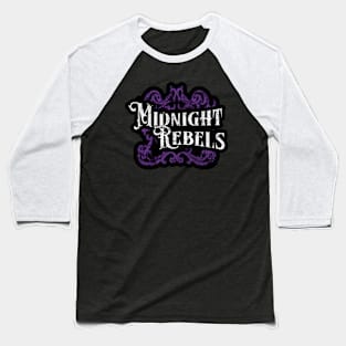 Midnight Rebels - Mystique Vintage Swirl Design Baseball T-Shirt